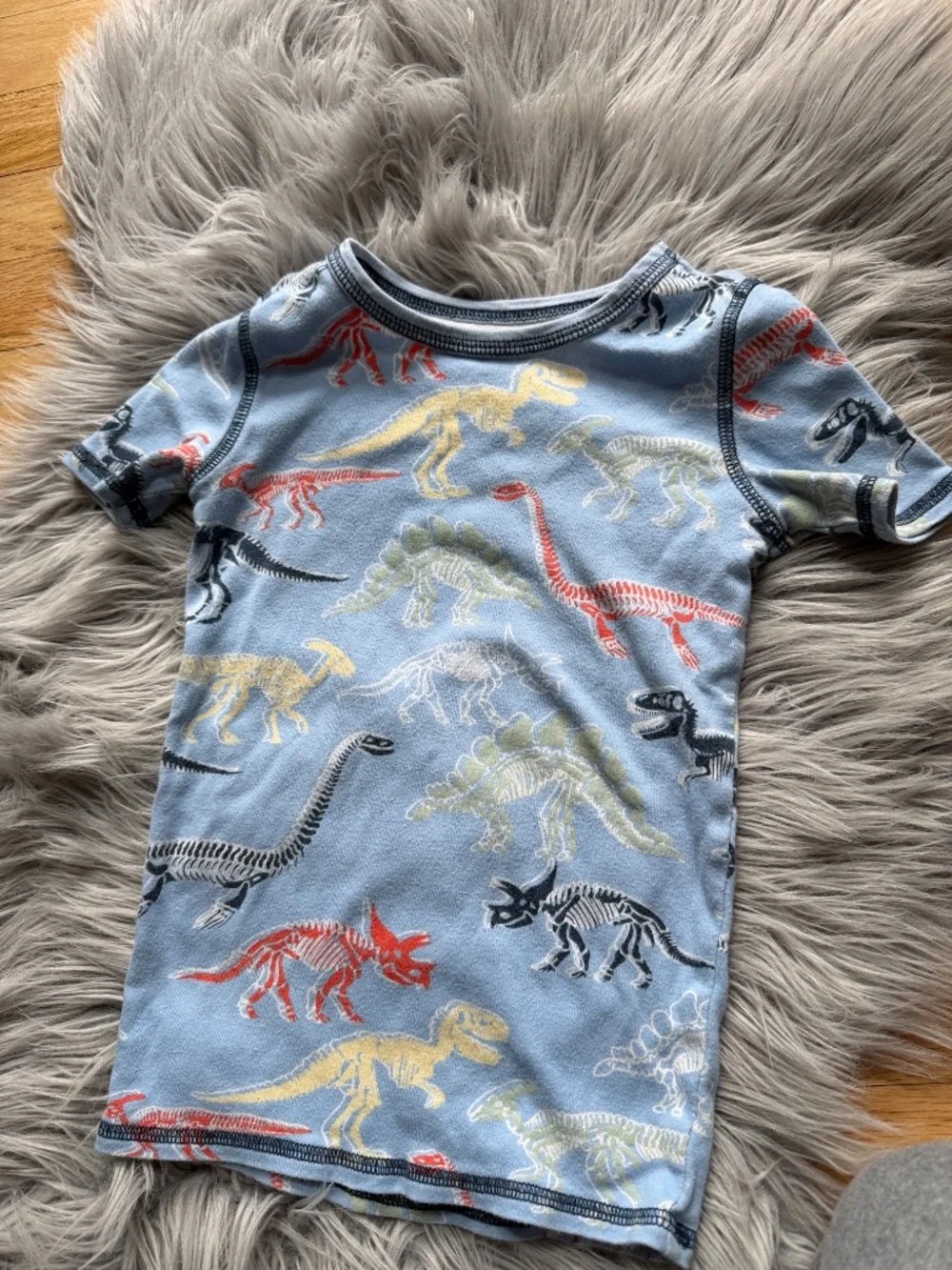 Nordstrom Kids Dino Fitted Two-Piece Short Pajamas